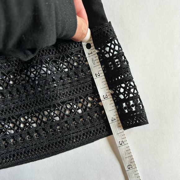 Tarse "UP" by Johnny Women's Capri Pants with Lace Hem Size Lg 8 NEW - Picture 11 of 16